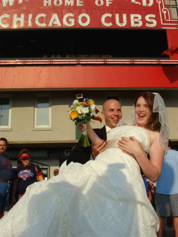 Wrigley wedding