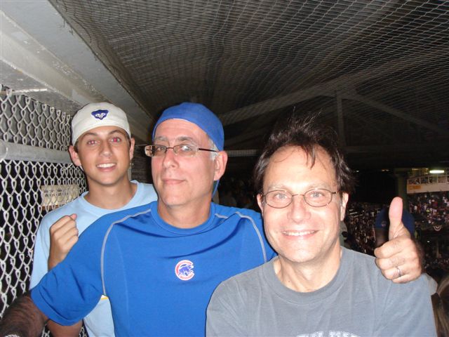 Leo, Peter and Ira at the game